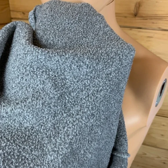 Snotek X-Series Fleece Men's Medium Heather Grey Zip-Up Sweater Ski Snowboard - Picture 9 of 11